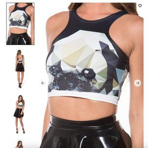 SOLD - Blackmilk Pugism Reversible Crop Top